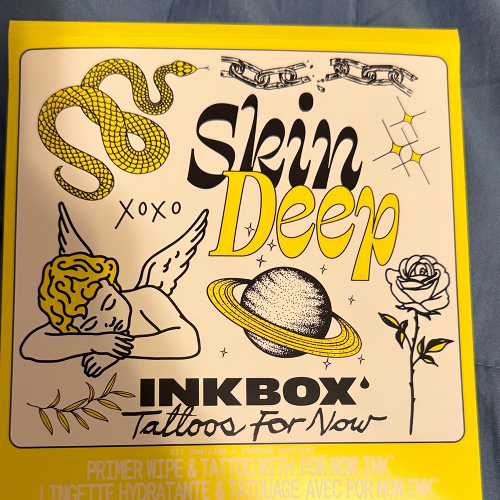 Yellow Tattoo Design Sheet